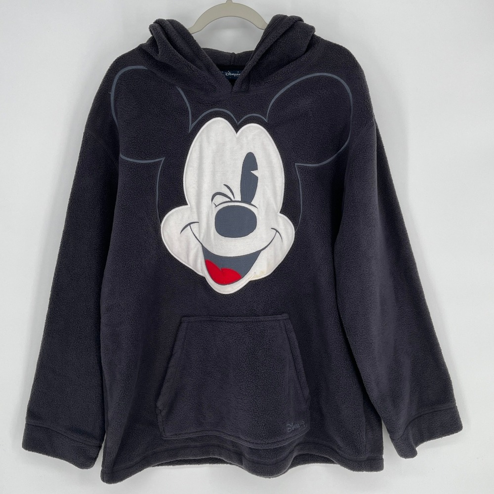 Disneyland Paris‎ Mickey Mouse Fleece Hoodie Pullover